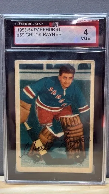 Grade 4 KSA Parkhurst 1953-54 Chuck Rayner Hockey