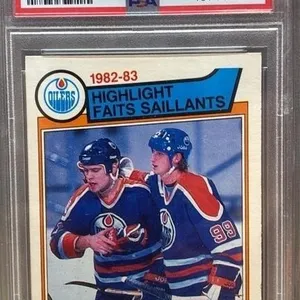 Grade 8 PSA OPC 1983 Gretzky/Messier Highlights
