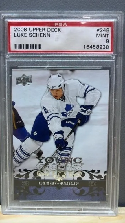 Grade 9 PSA UD 2008 Luke Schenn Hockey Card. *SC