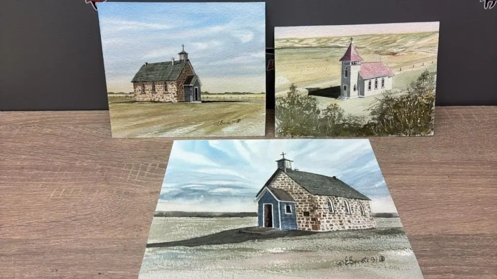 3 Original Watercolour Paintings by Ernest