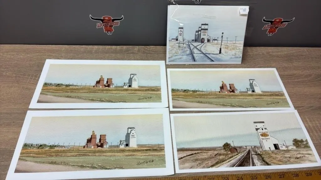 5 Ernest Bereti Prints.