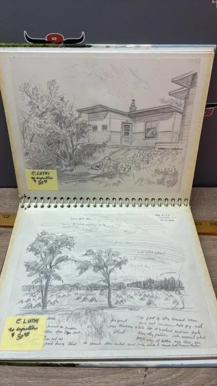 Album of Ernest Luthi Sketches. Book 2 of 3.