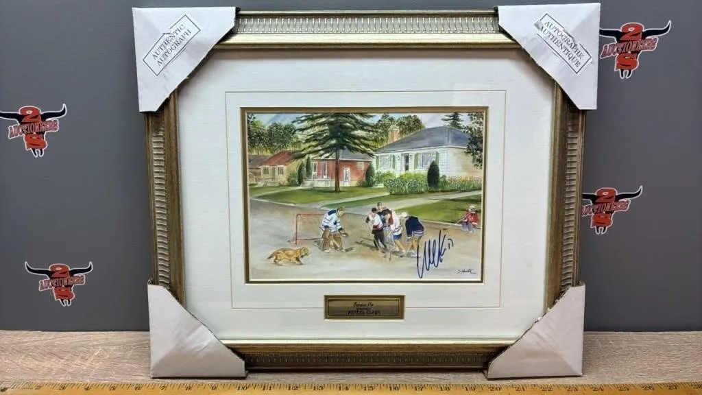 Framed Print by S. Houston - Game On. Autographed