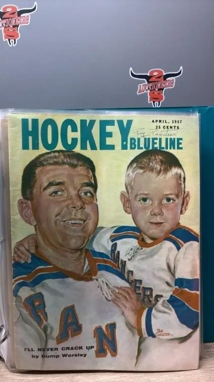 6 Vintage Hockey Magazines.