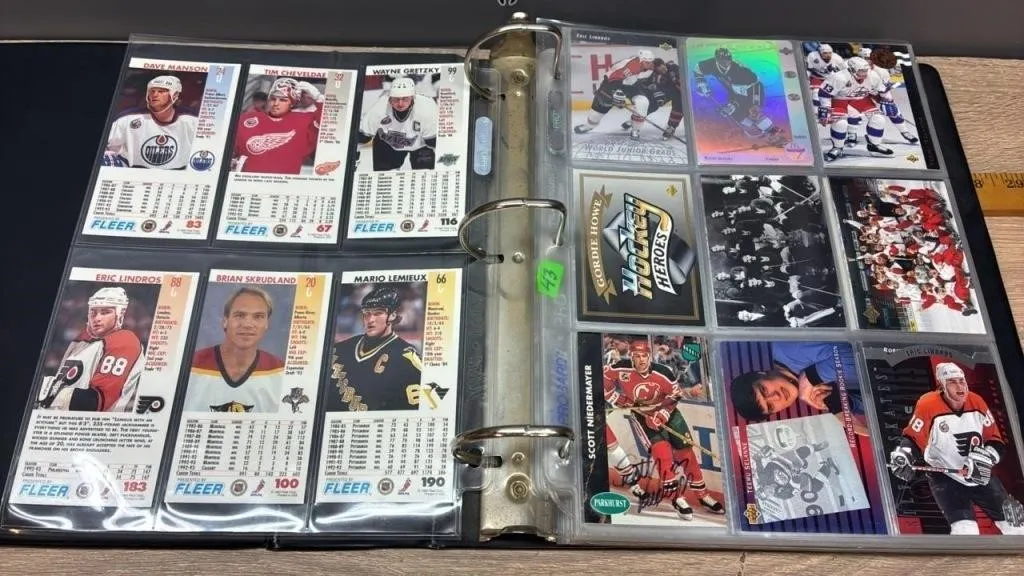 Binder Of Asst. Hockey Cards.