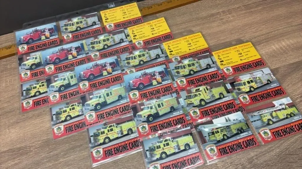 4 Sets Saskatoon Fire Department Fire Engine