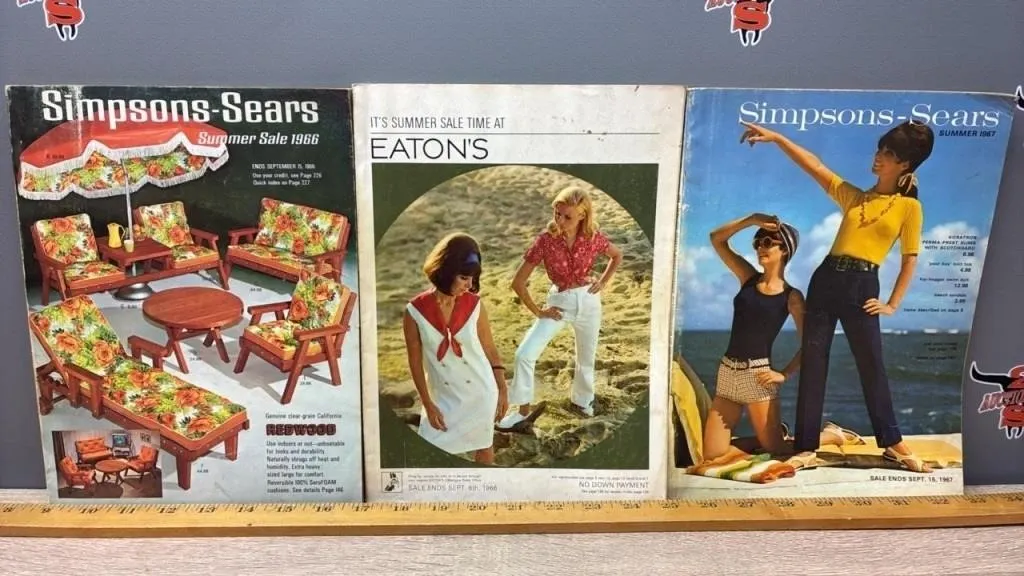 1966 & 1967 Sears & Eaton�s Catalogues.