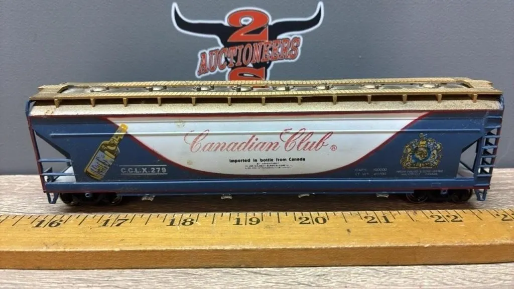 HO Scale Canadian Club Rail Car.