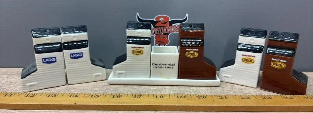 Saskatchewan Elevator Salt & Pepper Shakers.