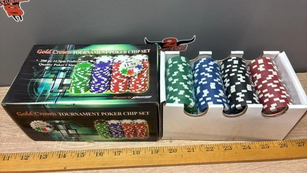 Poker Chip Set.