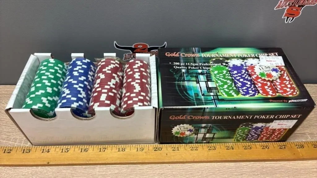 Poker Chip Set.