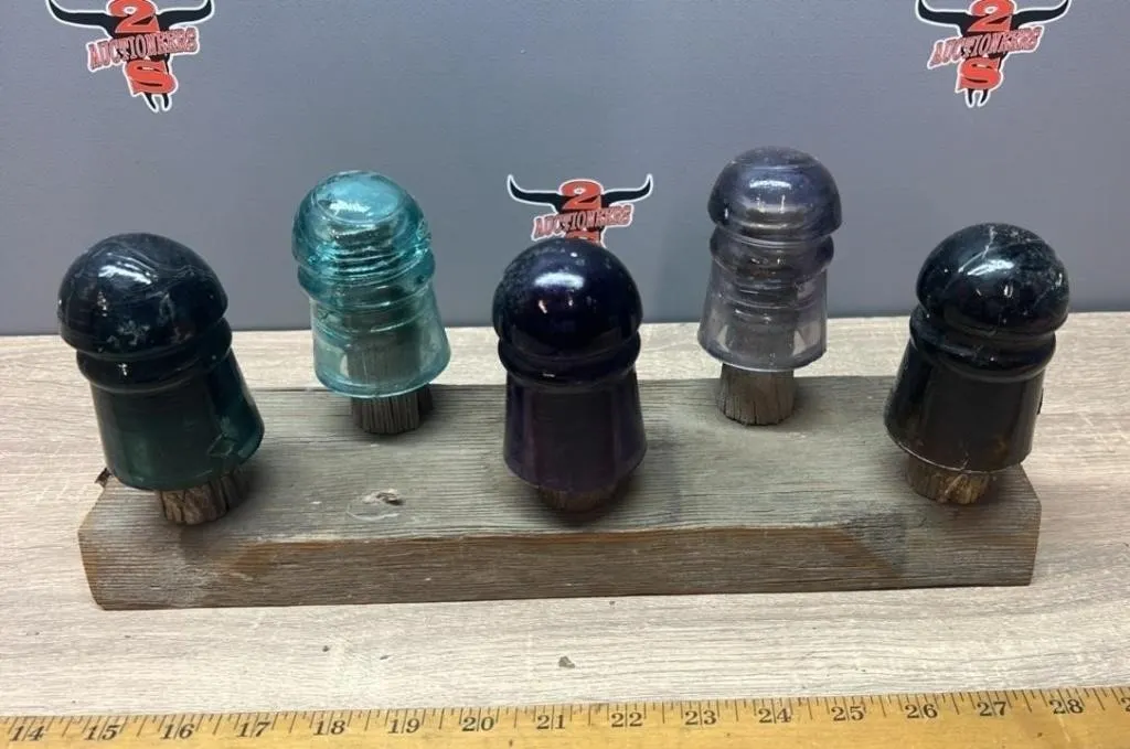 Glass Insulator Display