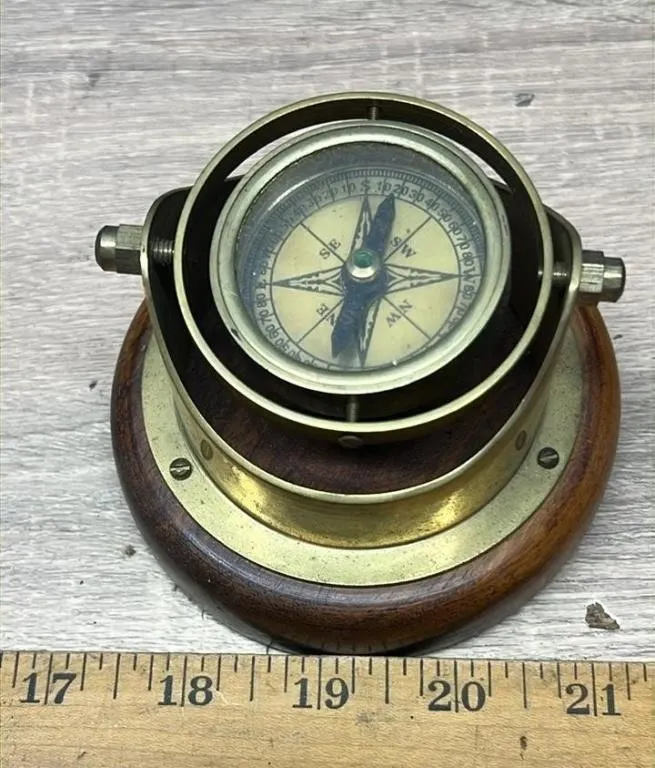 Small Brass Compass