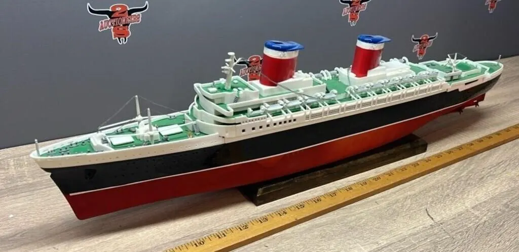 Plastic Model Ship 27" Long. *NO SHIPPING