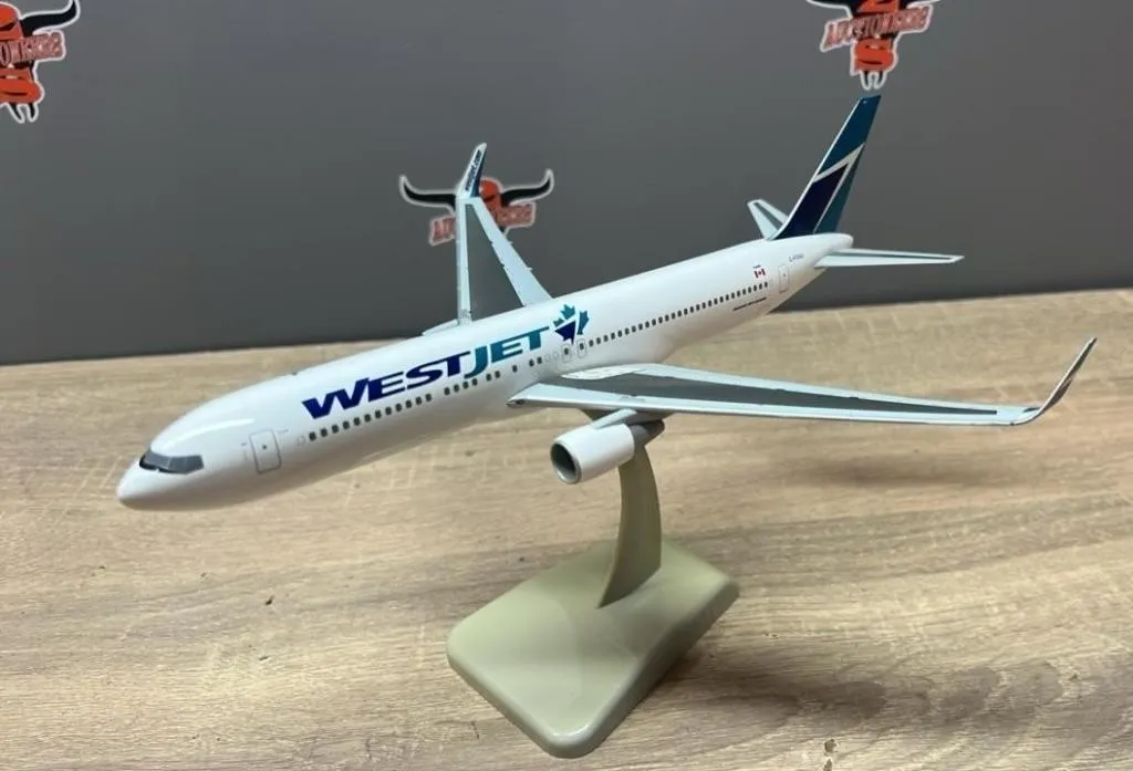WestJet Model Airplane, 10" Wingspan
