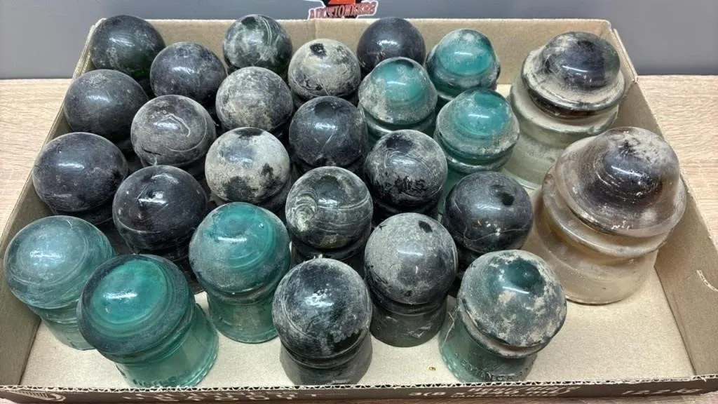 Asst. Glass Insulators. *NO SHIPPING