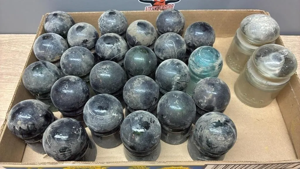 Asst. Glass Insulators. *NO SHIPPING
