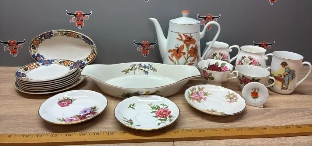 Asst. Decorative China Dishware. *NO SHIPPING