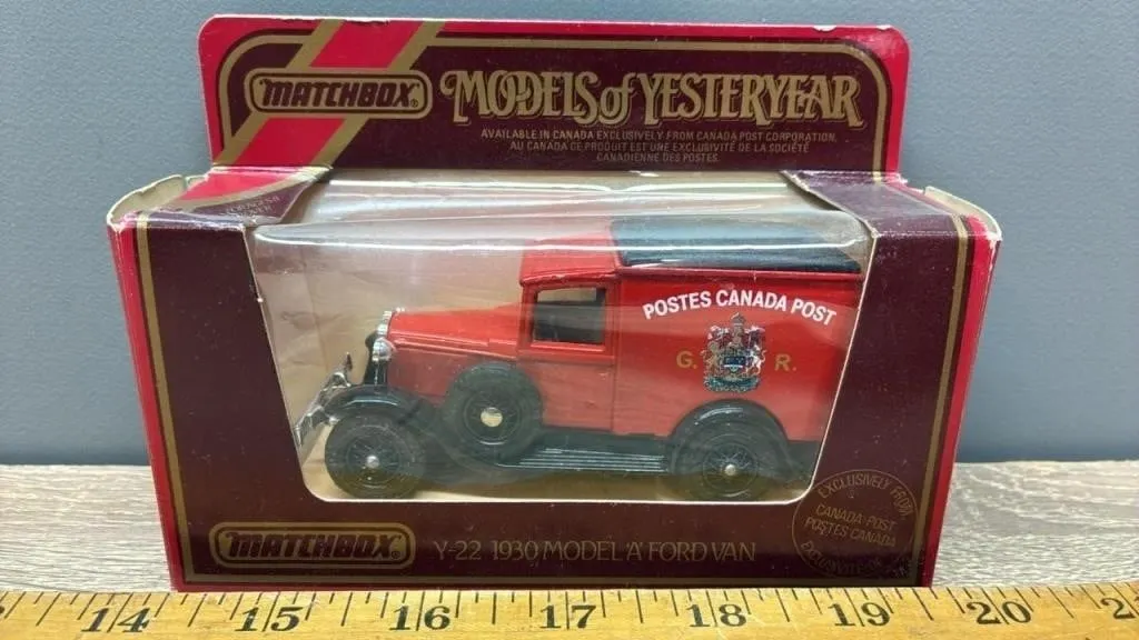 Matchbox Canada Post Y22 1930 Model A Ford Van.