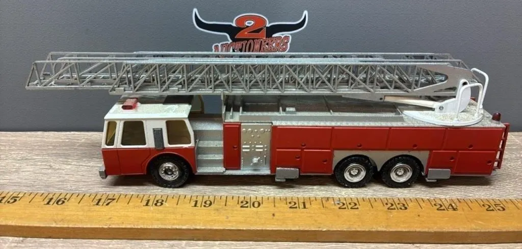1:50 Heavy Die Cast. Fire Truck. W. Germany.