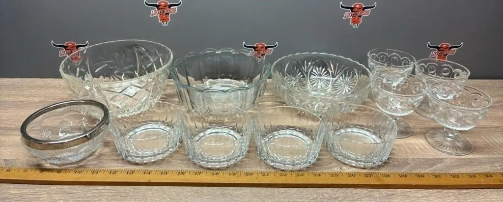 Asst. Glass Dishware. *NO SHIPPING