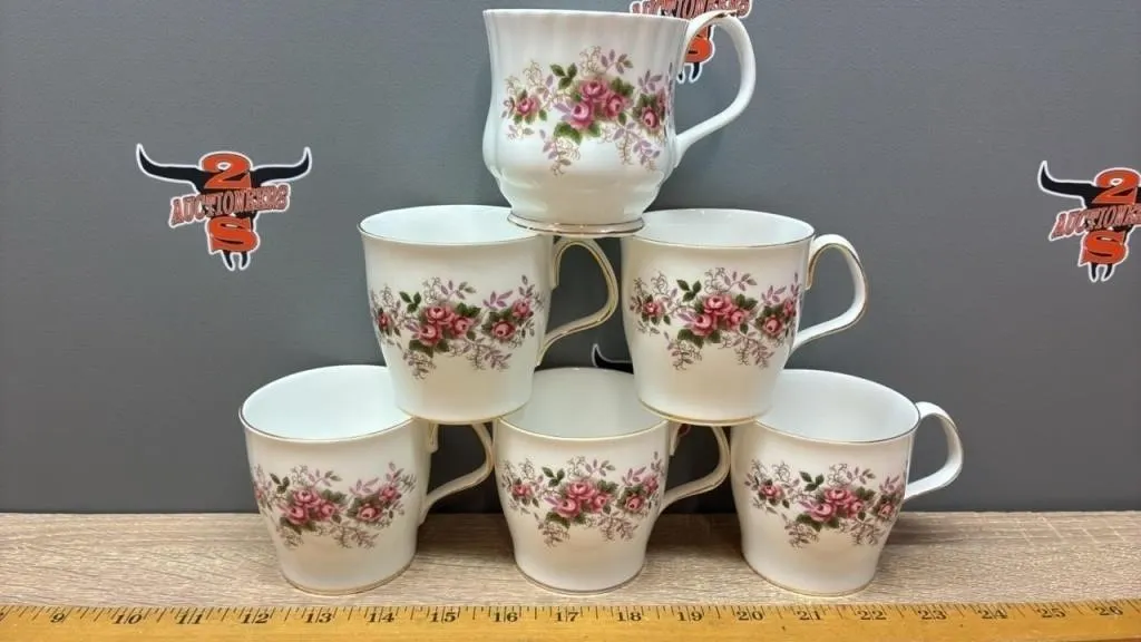 6 Royal Albert Lavender Rose Mugs. One Of These
