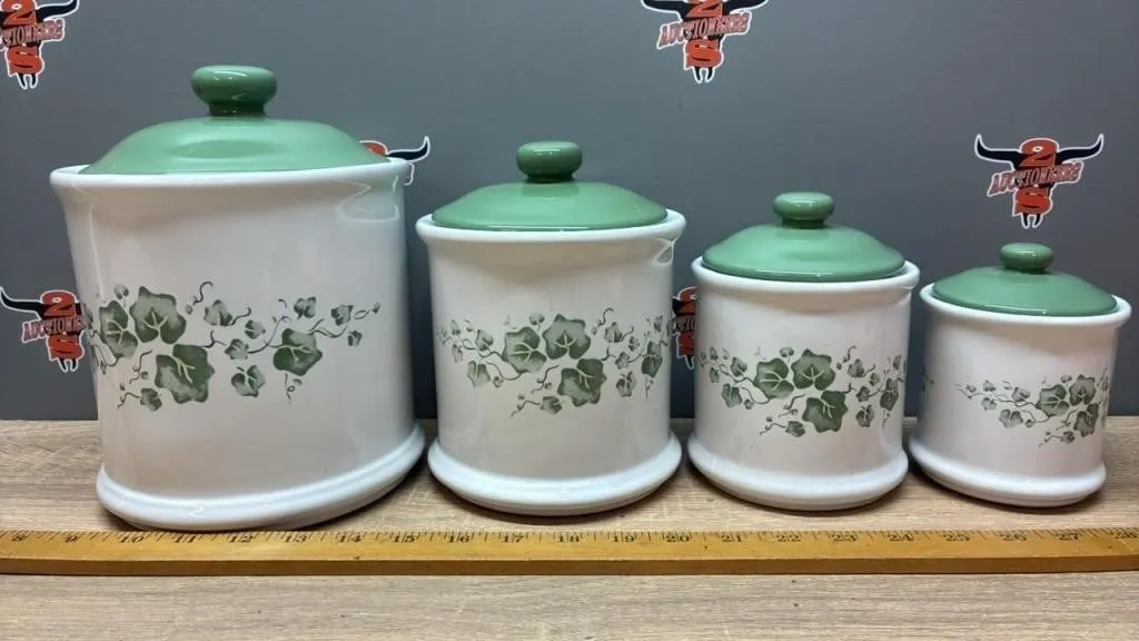 Ceramic Kitchen Canister Set. *NO SHIPPING