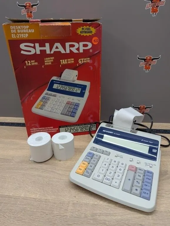 Sharp EL2192P Calculator.
