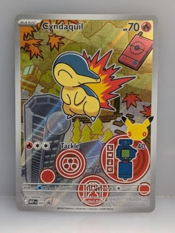 Pokemon 2026 Cyndiquil Promo