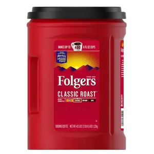 Folgers Classic Roast Ground Coffee 43.5 oz.