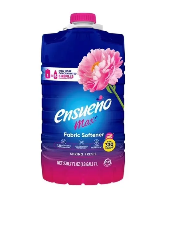 Ensueo Max Liquid Fabric Softener Spring Fresh