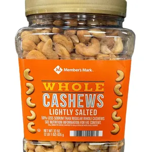 Lightly Salted Whole Cashews 32 oz.