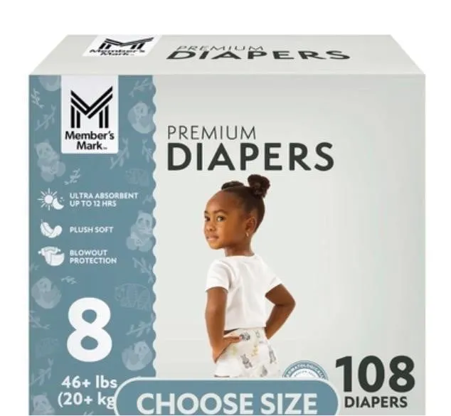 Premium Baby Diapers Size Newborn