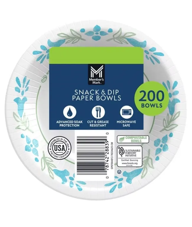 Ultra SnackDip Paper Bowls 12 oz 200ct