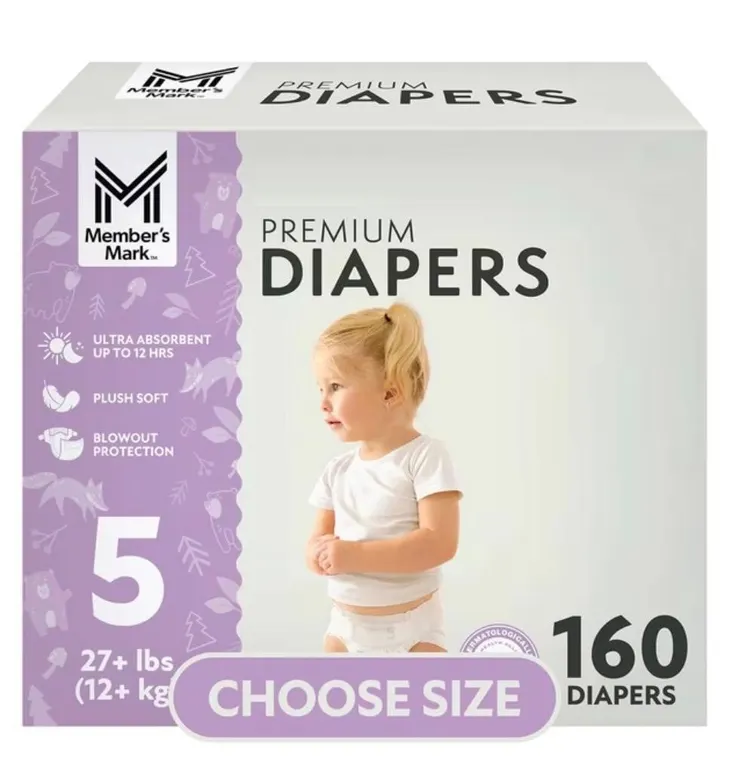 Premium Baby Diapers Size Newborn