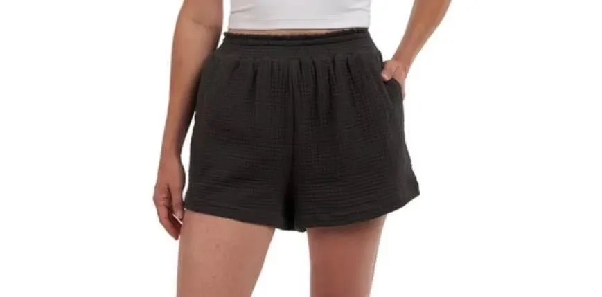Gap Womens Linen Pull-On Shorts Small