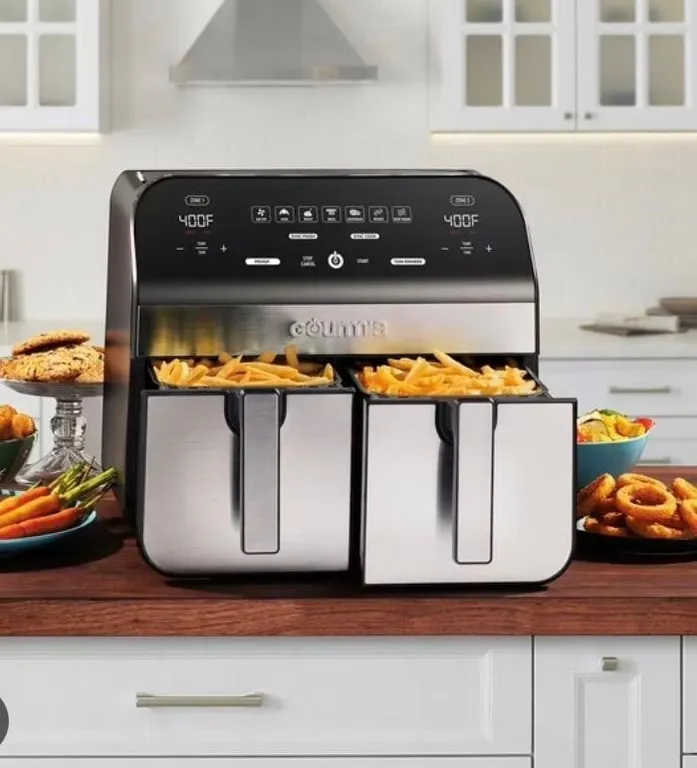 Gourmia 10-Quart Dual Basket Digital Air Fryer