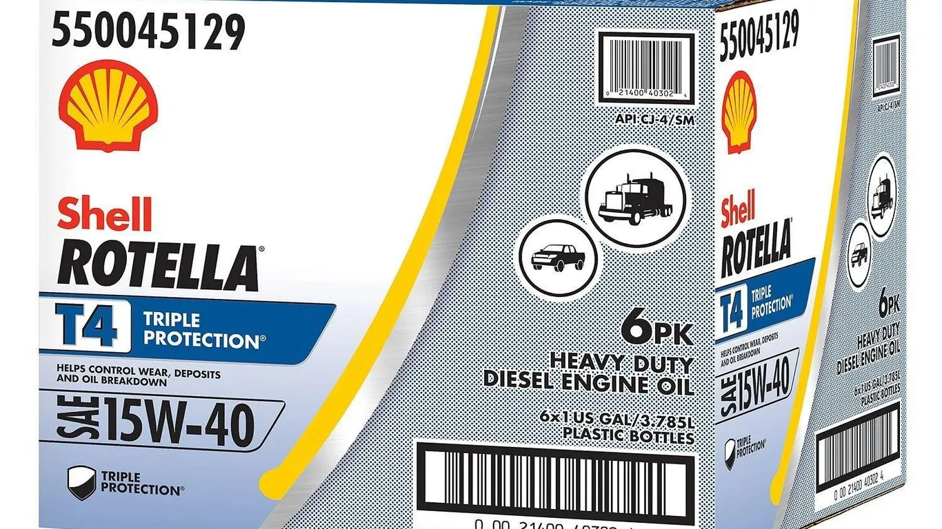 Shell Rotella T4 15w40 Motor Oil 1 Gal 6pk
