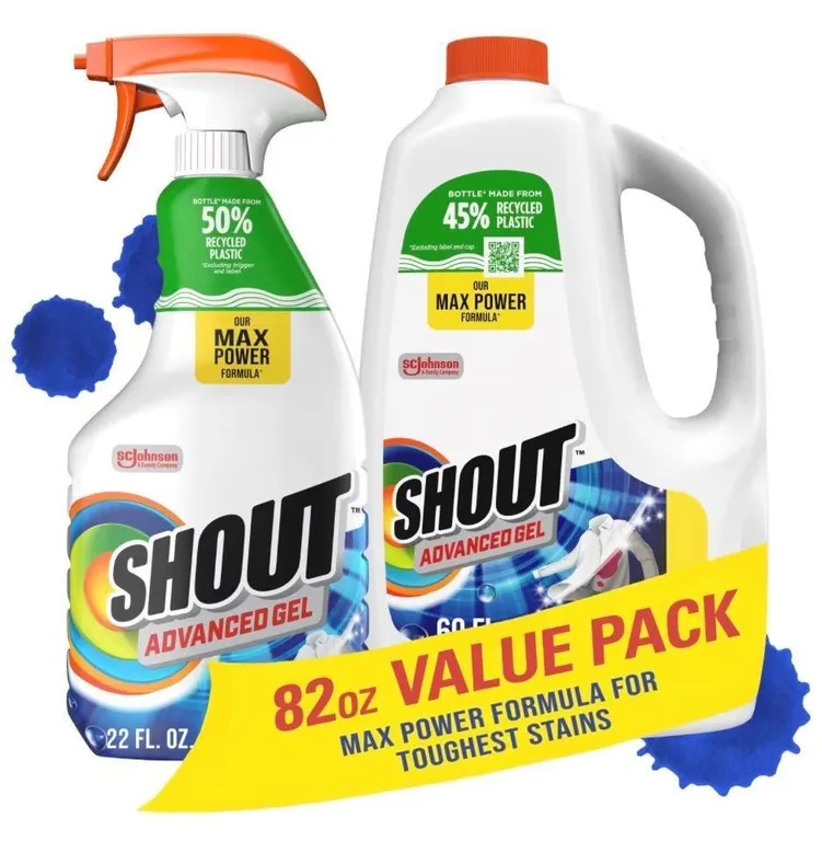 Shout Advanced Action Gel Stain Remover 82oz Total