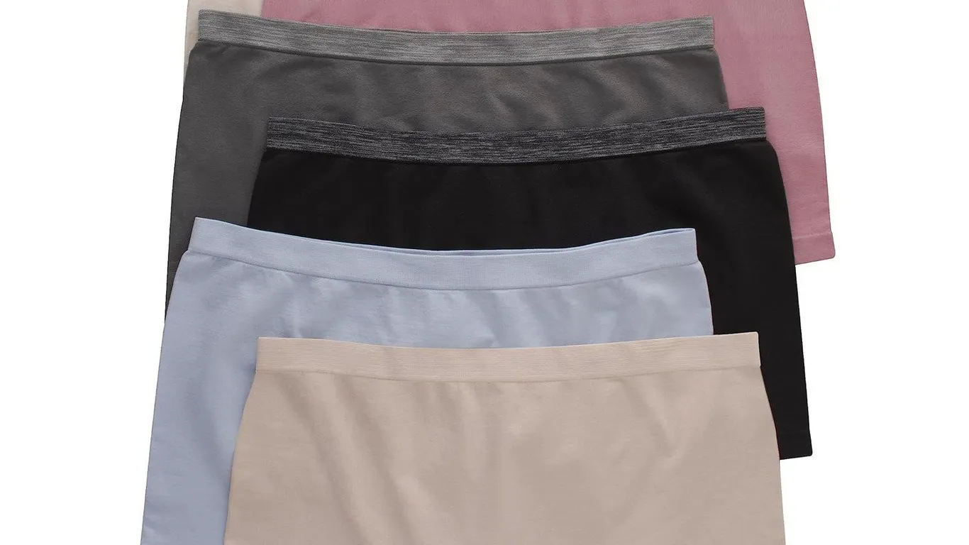 Hanes ComfortFlex Fit Boyshort Panties Large 6pk