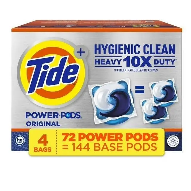 Tide Hygienic Clean Heavy 10X Power Pods 72ct