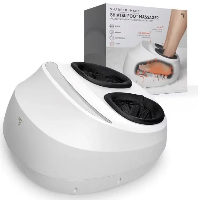 Sharper Image Shiatsu Heat Therapy Foot Massager