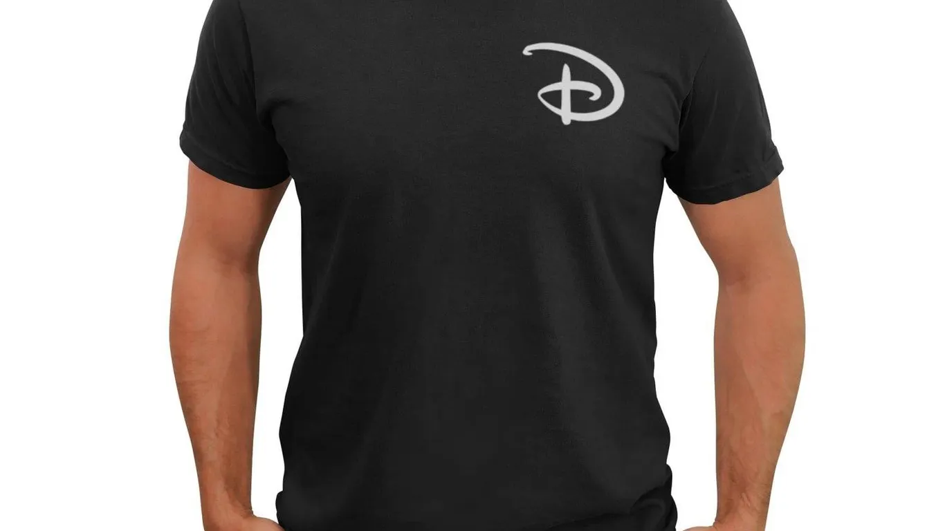 Disney Mens Pocket Hit T-Shirt Black 3XL