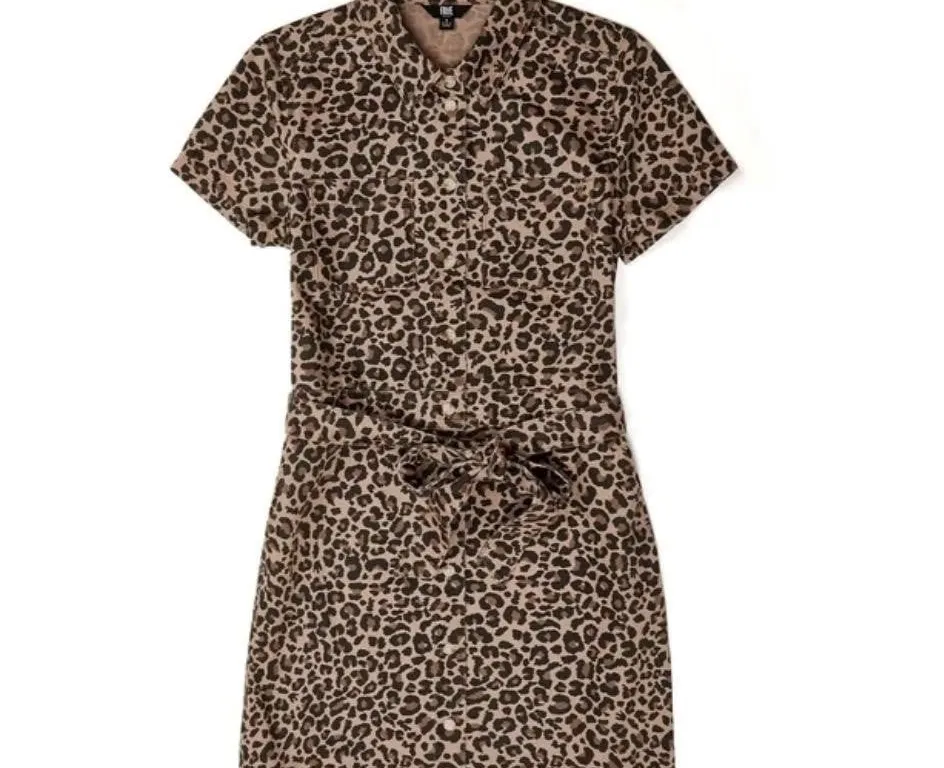 Frye Belted Denim Mini Dress
