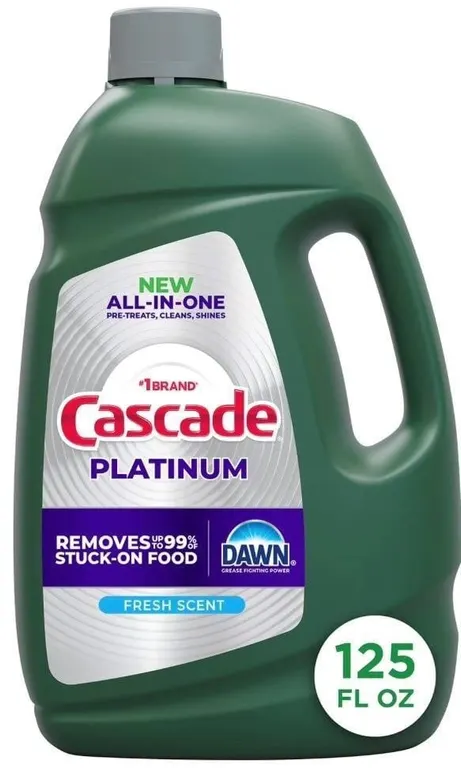 Cascade Platinum Dishwasher Detergent 125 oz