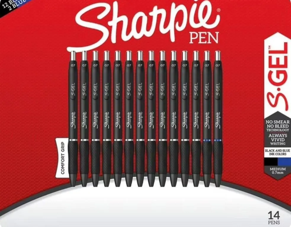 Sharpie S-Gel Pens 0.7mm Medium Point 14ct