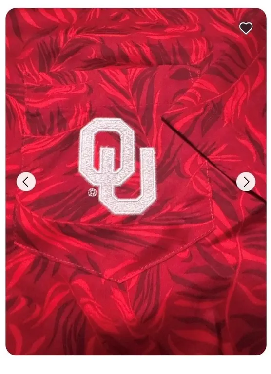 Oklahoma Sooners Hawaiian Shirt Large