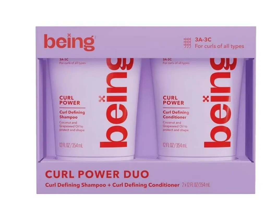 Being Curl Power Shampoo Conditioner Duo 12 fl. oz