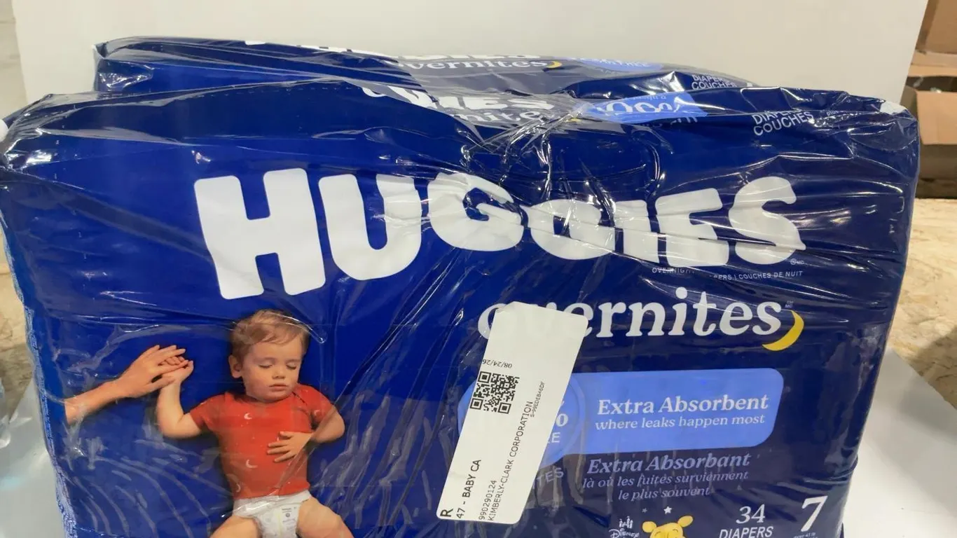 Huggies Overnites Diapers Size 7 34ct