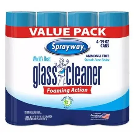 Sprayway Glass Cleaner 19oz 4pk